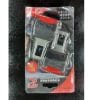 Double Buckle Seat Belt Clips Red & Black thumbnail 6