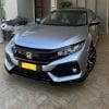 Honda Civic SI Front Bumper Splitter Glossy Black 2016-2021 thumbnail 2