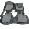 Honda City 9D Diamond Floor Mats Black Grey Stitch With Grey Grass 2009-2020 thumbnail 2
