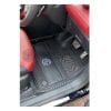 MG HS 9D Floor Mats Horizontal Black Stitch Black With Black Grass 2020-2023 thumbnail 2