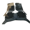 MG HS 9D Floor Mats Horizontal Black Stitch Black With Black Grass 2020-2023 thumbnail 6