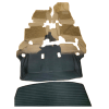 Toyota Fortuner  9D Floor Mats Horizontal Stitch Black With Black Grass 2016-2021 thumbnail 2