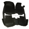 Honda Civic 9D Floor Mats Horizontal Stitch Black With Black Grass 2016-2021 thumbnail 2