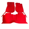 MG HS 7D Floor Mats Horizontal Red with Red Stitch 2020-2023 thumbnail 3
