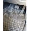 Kia Sorento 7D Floor Mats Black with Black Stitch 2021 thumbnail 2