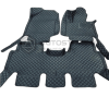 Kia Sorento 7D Floor Mats Black with Black Stitch 2021 thumbnail 1