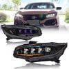 Honda Civic Devil Eyes Style LED Head Lamps 2016-2021 thumbnail 1
