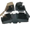 Hyundai Sonata 9D Floor Mats Horizontal Stitch Black With Black Grass 2021-2023 thumbnail 2