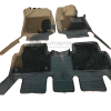 Kia Sorento 9D Floor Mats Horizontal Stitch Black With Black Grass 2021-2022 thumbnail 2