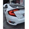 HONDA CIVIC REAR CHROME BUMPER LIGHT TRIM 2016-2021 thumbnail 11