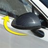 Hyundai Sonata Side Mirror Carbon Fiber Covers 2021-2023 thumbnail 2