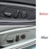 Hyundai Sonata Seat Button Cover Carbon Fiber 2021-2023 thumbnail 3