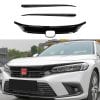Honda Civic Hood Trim Glossy Black 2022-2023 thumbnail 3