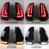 Toyota Prado FJ120 Matrix Style Sequential Tail Lamps 2002-2008 thumbnail 6