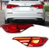 Honda Civic Snake Style Tail Lamps Red 2022-2023 thumbnail 1