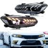 Honda Civic E-Tron GT Style Head Lights | Head Lamps 2022-2023 thumbnail 10
