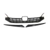 Honda Civic Carbon Fiber Front Grill Lower Trims 2022-2023 thumbnail 2
