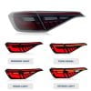 Honda Civic Tail Lamps Smoke V2 2022-2023 thumbnail 7