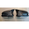 Honda Civic Rebirth Carbon Fiber Batman Style Side Mirror Covers 2012-2015 thumbnail 2