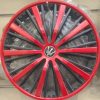 Red And Black ABS Wheel Cover 15 Inches thumbnail 1
