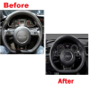 Carbon Fiber Steering For Audi S3 S4 S5 RS3 RS4 RS5 RS6 2012-2016 thumbnail 1