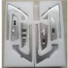Toyota Land Cruiser FJ200 Door Arm Trims Silver 2008-2020 thumbnail 2