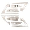 Toyota Land Cruiser FJ200 Door Arm Trims Silver 2008-2020 thumbnail 1