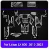 Lexus LX600 Interior Premium Paint Film TPU Sheets 2019-2023 thumbnail 1