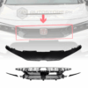 Honda Civic 11th Gen VRS Style Grill With Hood Plastic 2022-2024 thumbnail 1