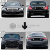 Mercedes-Benz S-Class W221 2006-2013 Upgrade | Conversion To Mercedes-Benz S63 W223 2021-2024 thumbnail 1