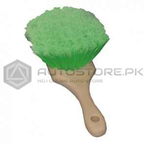 Flagged-Tips Green Polystyrene Bristles Brushes 8.5 Inches