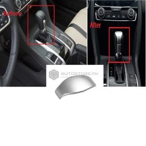 Honda Civic Gear knob Silver Chrome Trim 2016-2021