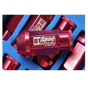 D1 Spec Lug Nuts Red 1.25mm