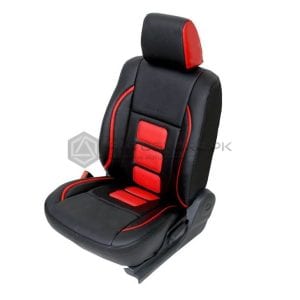 Honda Civic Seat Cover Black Orange