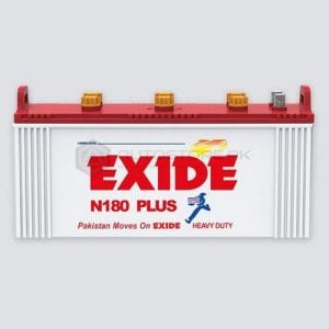 Exide HTV Battery N180 Plus - 21 Plates