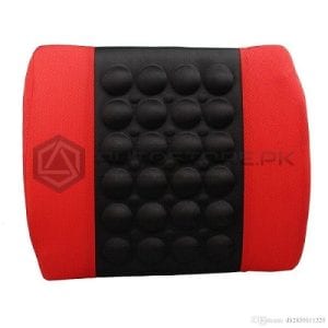 Back Care Massager Seat Black Red 12v