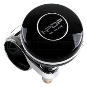 Steering Knob Black and Silver