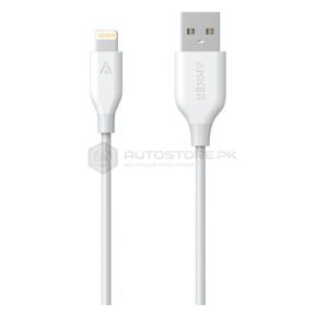 Anker MFI USB To Lightning Round Cable White