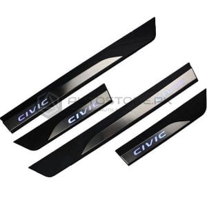 Honda Civic Sill Plates with LED Bar 2016-2021