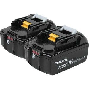 Makita BL1850B-2 LXT Lithium-Ion 5.0Ah Battery Twin 18V