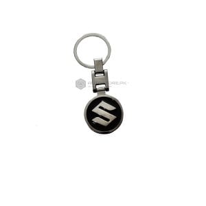 Black Suzuki Metal Key Chain