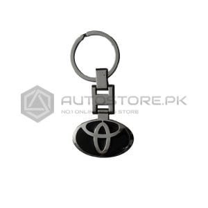 Toyota Logo Black Chrome Key Chain