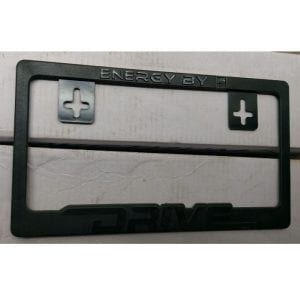 License Plate Frame Drive Black