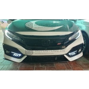 Honda Civic SI Front Bumper Body Kit With DRL 2016-2021