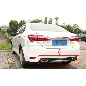 Toyota Corolla Rear Diffuser Black 2014-2020