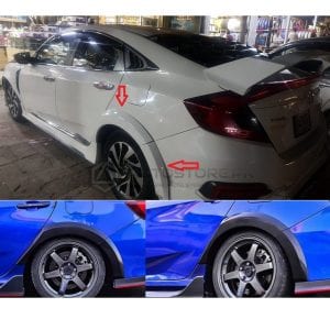 Honda Civic Type R Rear Fender 2016-2021