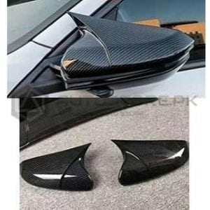 Honda Civic Carbon Fiber Side Mirror Cover Batman Style 2016-2021