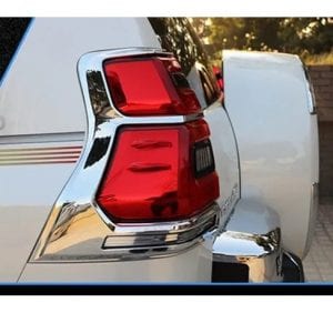 Toyota Prado Tail light Chrome Trims 2pc 2015-2023