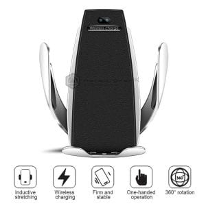Wireless Sensing Automatic Car Wireless Charger Phone Holder & QC 3.0