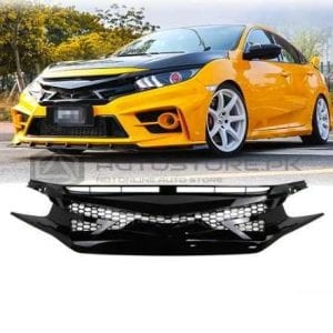 Honda Civic New X Style Grill With Eyelid 2016-2021